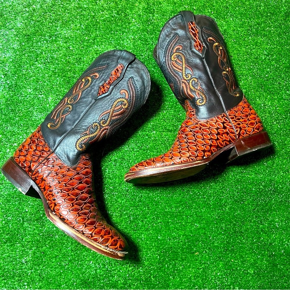 western black bull boots leather men’s SZ9.5